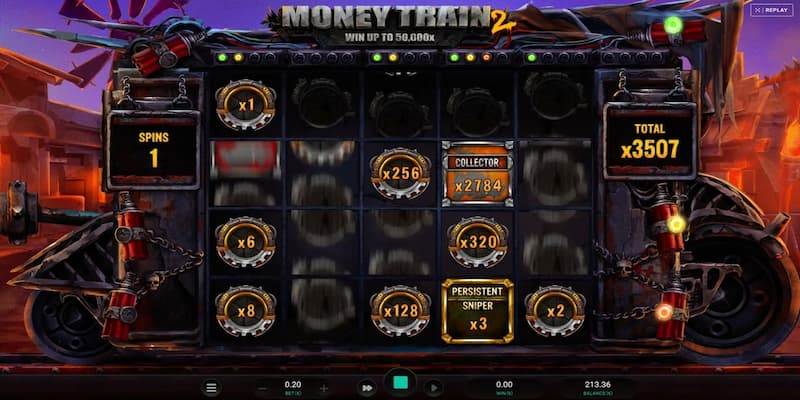 Chinh phục chuyến tàu tiền thưởng money train 2 tại Mana88